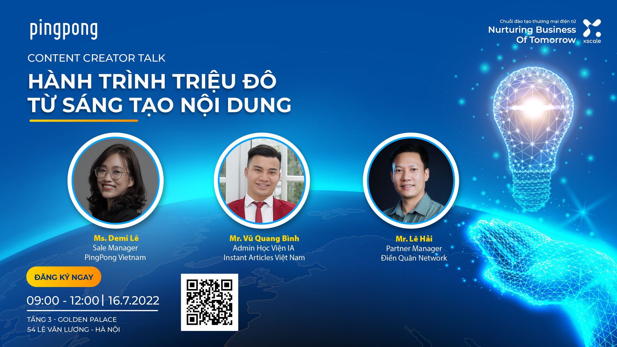 Content Creator Talk: Hành trình triệu đô từ sáng tạo nội dung - Lộ diện diễn giả “xịn xò”