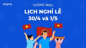 Thông báo lịch nghỉ lễ 30/4 và 1/5